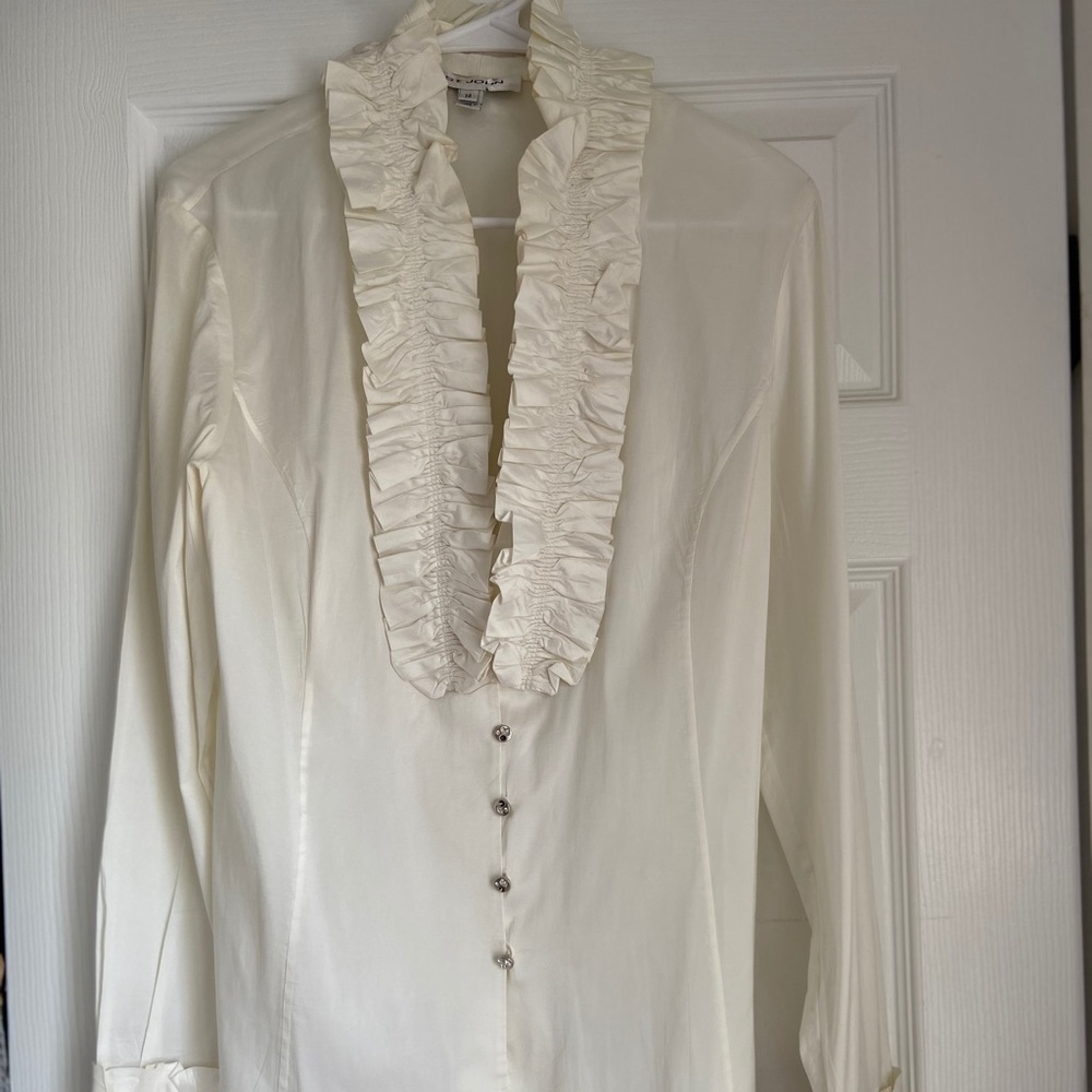 St. John white Dress shirt